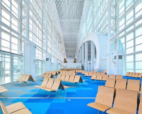 Interior of NCL passenger terminal